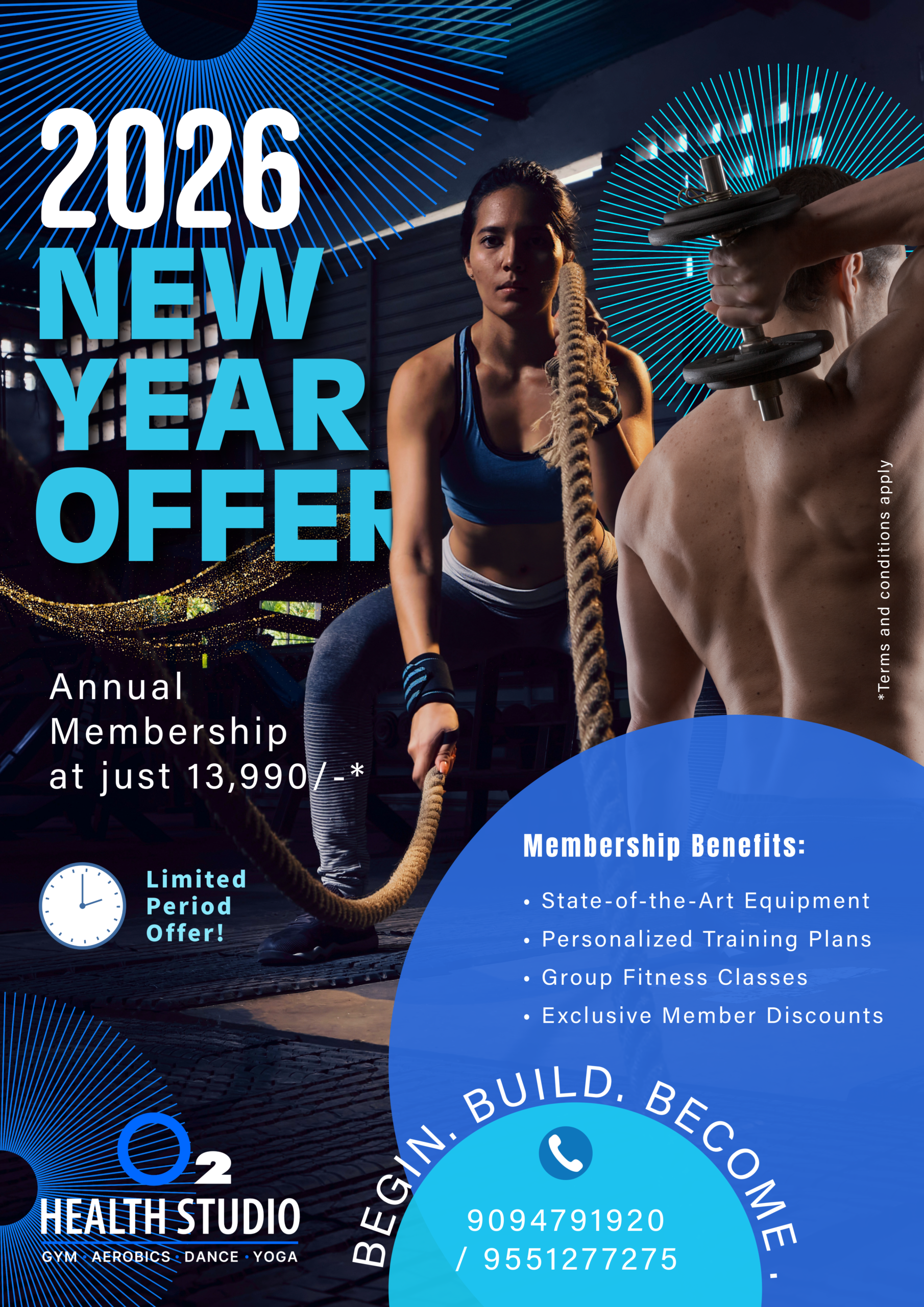 Read more about the article 2026 New Year Fitness Offer at O2 Health Studio